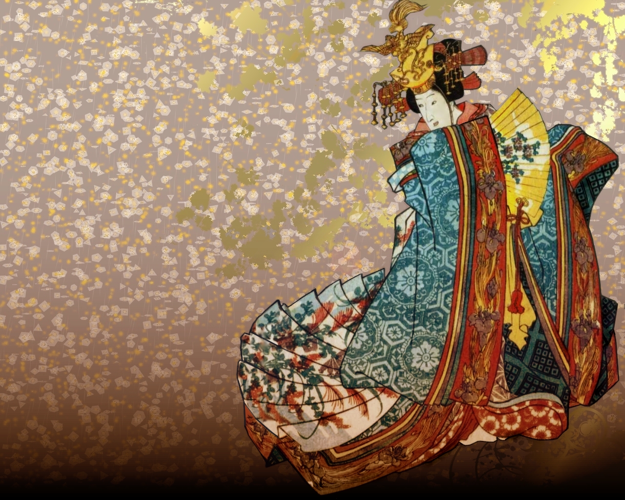 Ukiyo E Wallpaper On