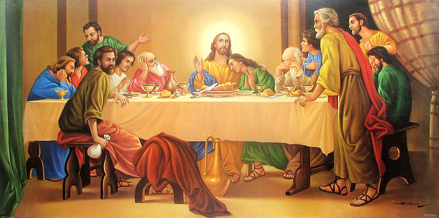 Pin Jesus Last Supper Wallpaper Borderjpg