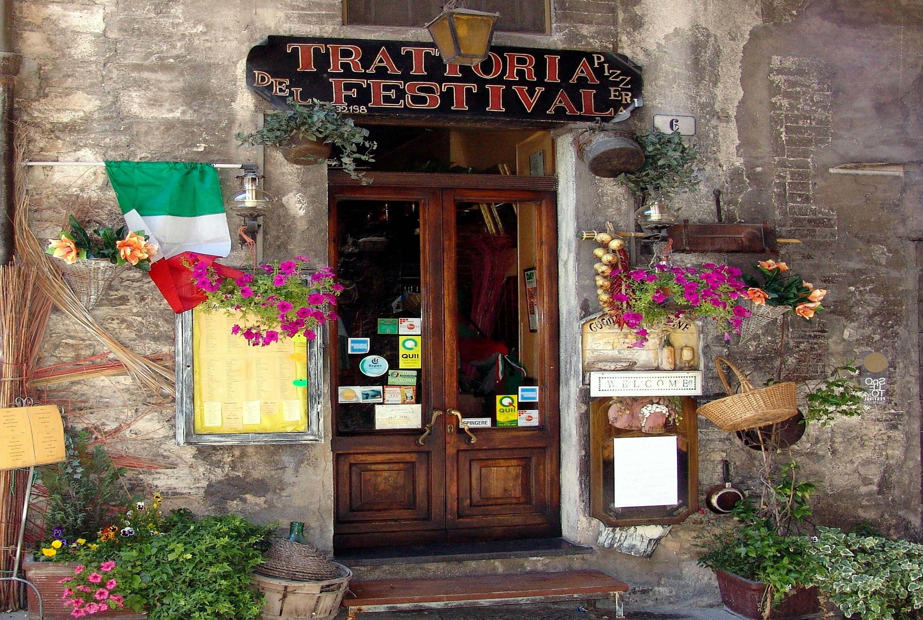 Trattoria Festival Signage Image
