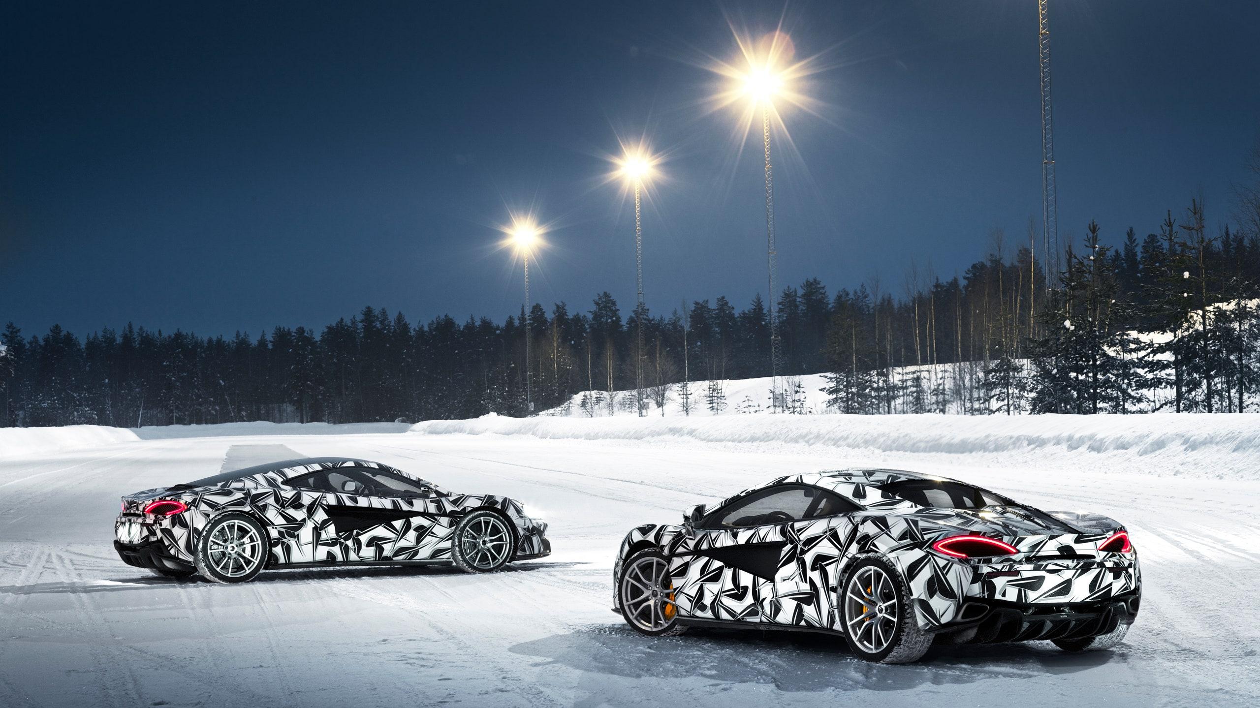 The Mclaren Arctic Experience Is All Fast Cars Snowmobiles And