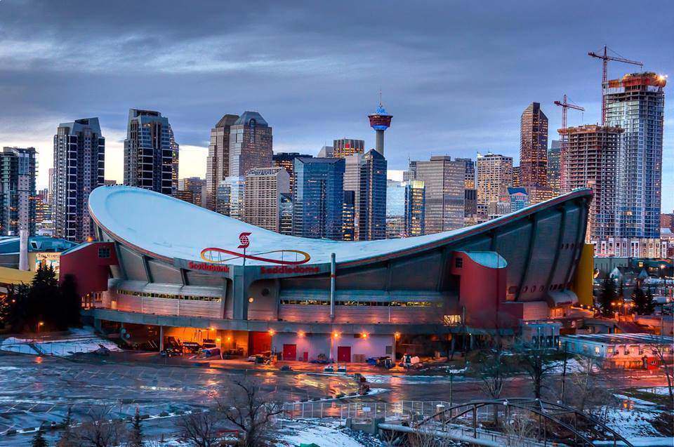 Scotiabank Saddledome Calgary Alberta   The Saddledome Arena in
