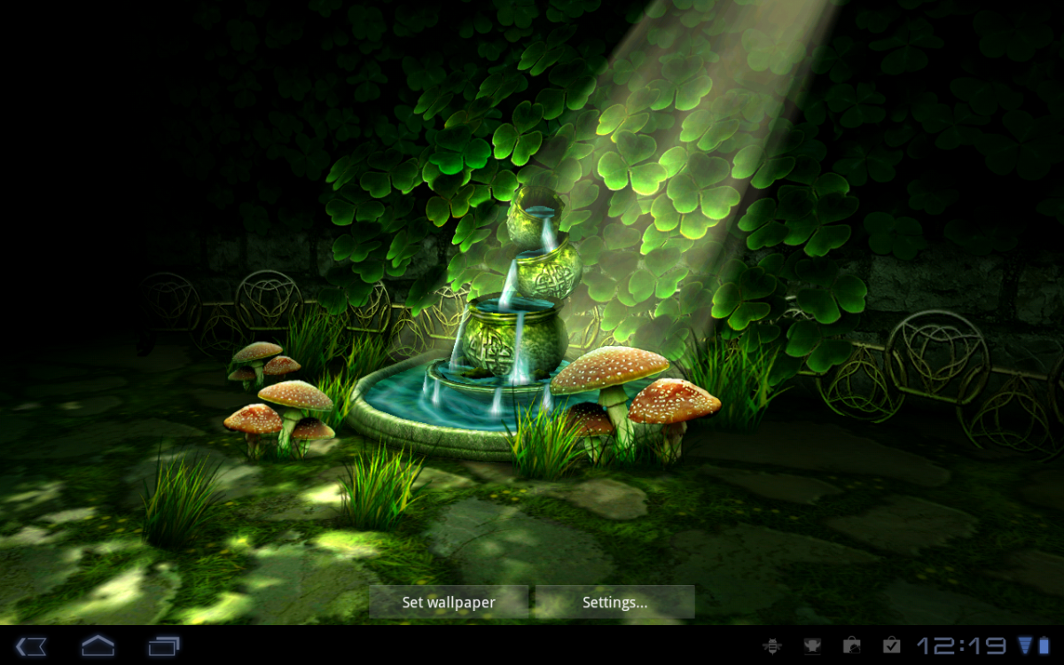 Android Wallpaper Review Celtic Garden HD Android Central
