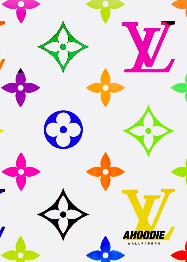 Colorful Louis Vuitton Wallpaper Pattern