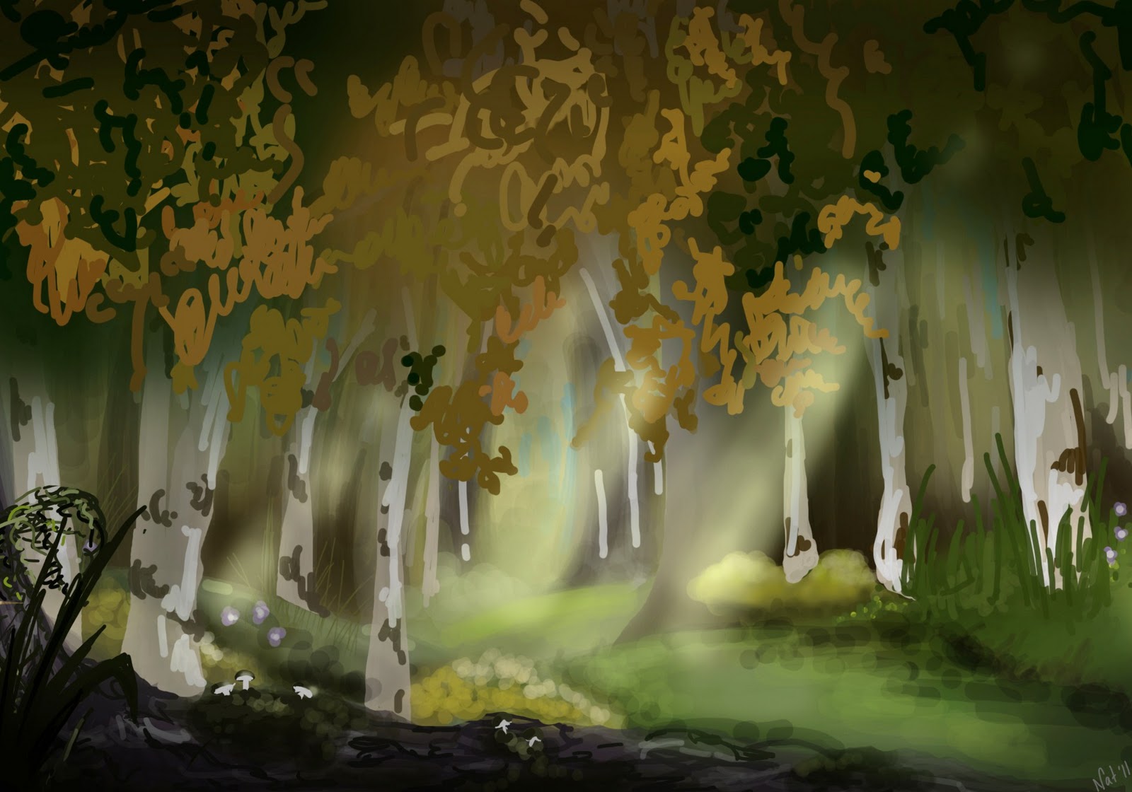 Chasing The Muse Concept Art Background Draco Disney
