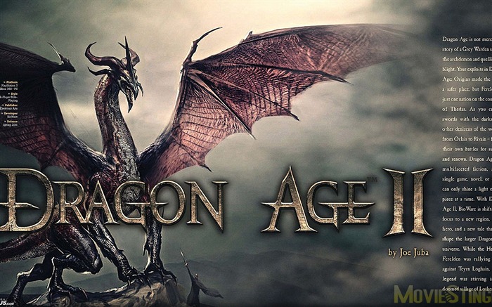 Dragon Age HD Wallpaper Pre Game