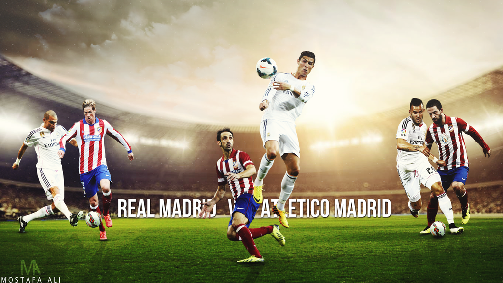 Real Madrid V Atletico Wallpaper By Mostafarock On