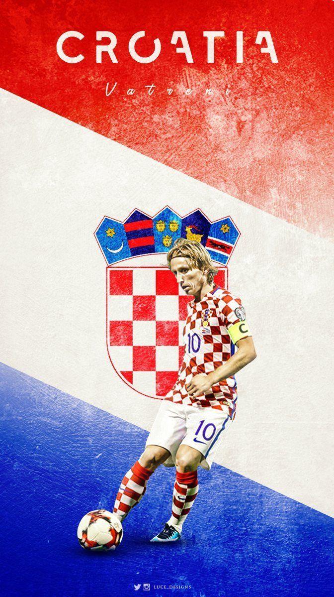 Croatia Wc2018 Modric Football Wallpaper Team