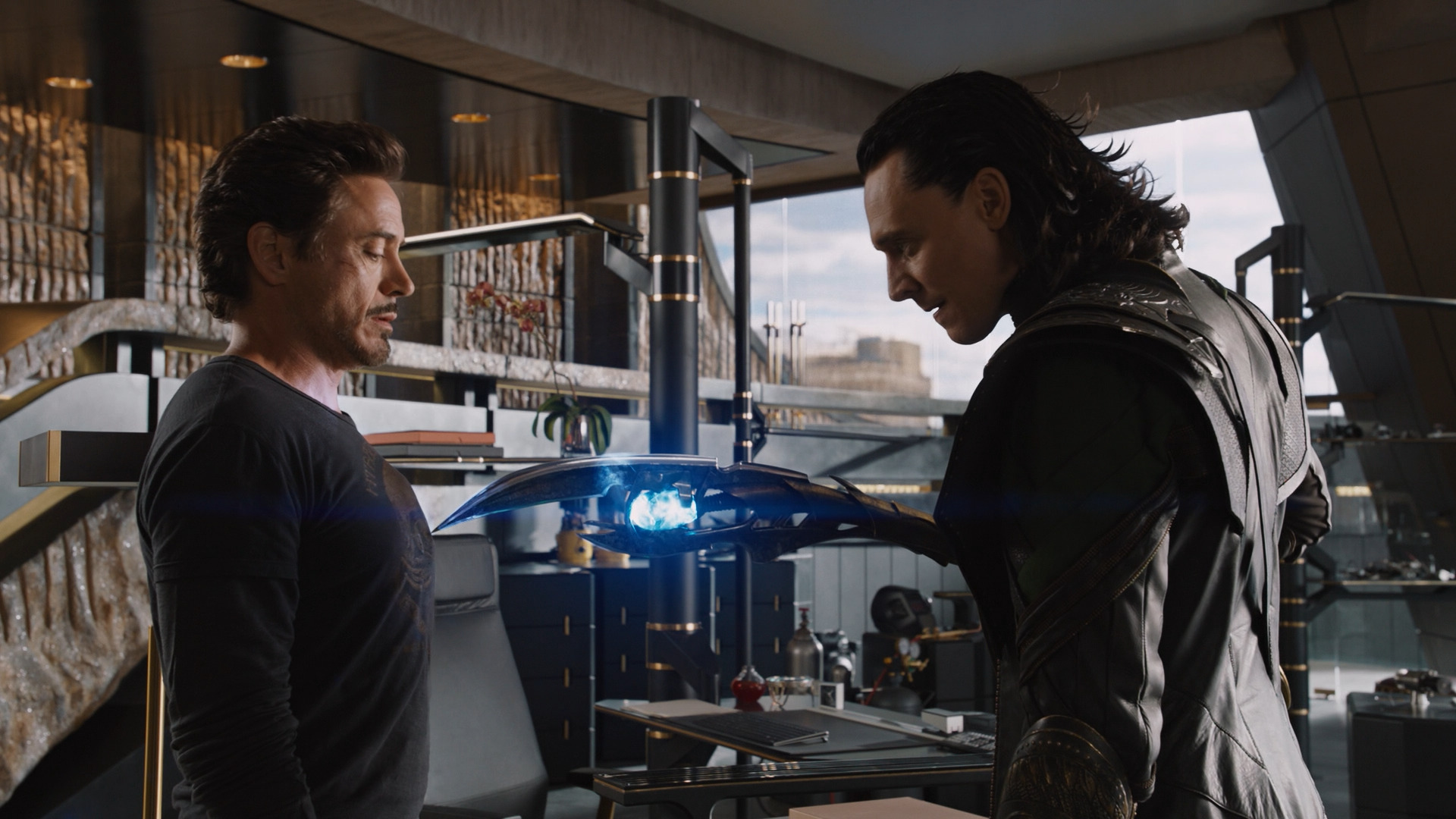 Movies The Avengers Tony Stark Loki Tom