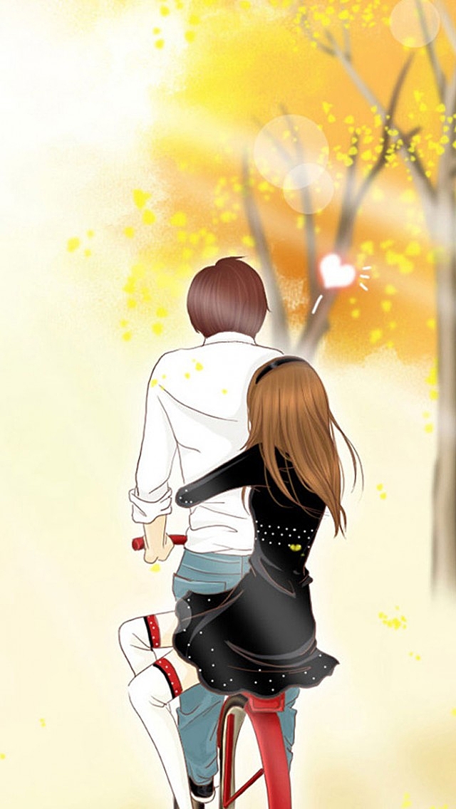 Free Cute Cartoon Couple Wallpapers For Mobile Download Free Clip