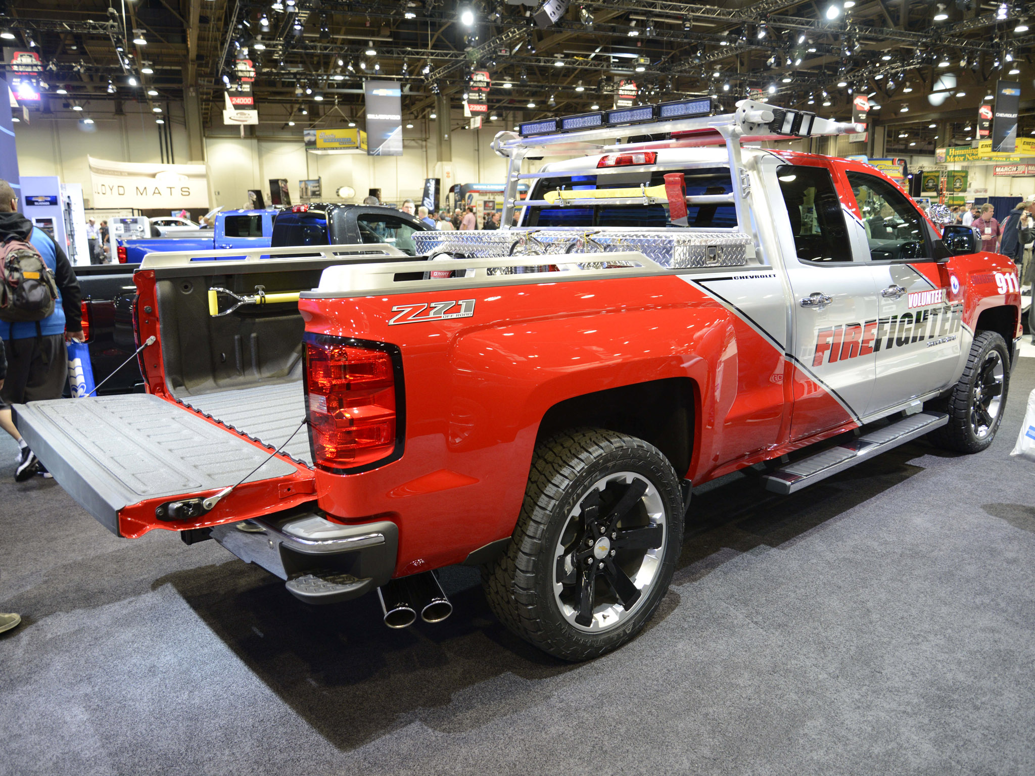 Chevrolet Silverado Volunteer Firefighter Concept Firetruck