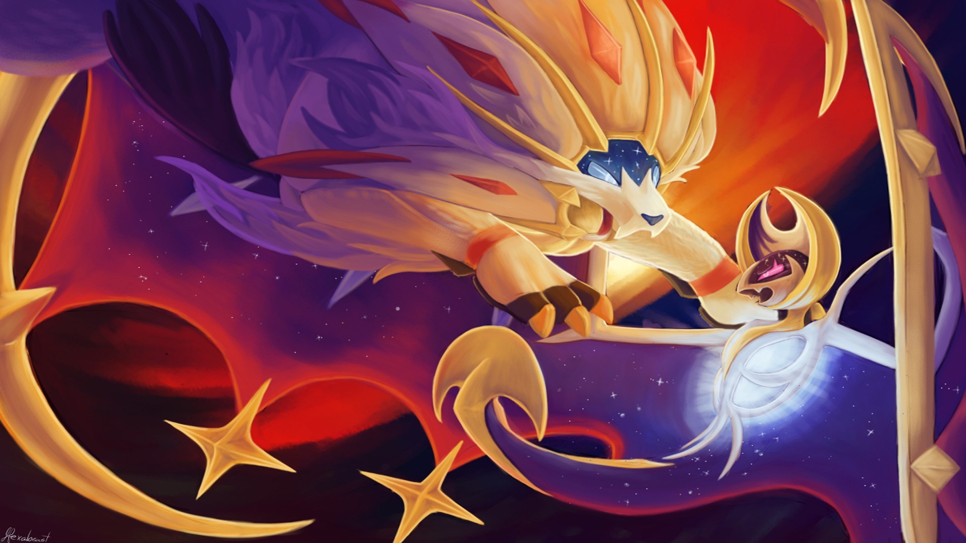 Pokemon Sun And Moon Solgaleo HD Wallpaper Background
