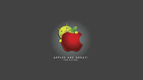 Funny Android Apples Wallpaper Apple