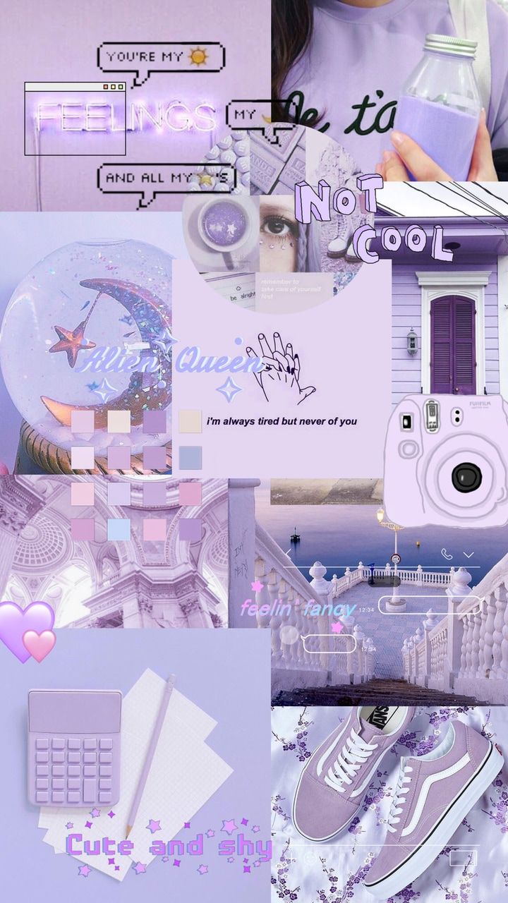 Free download Pastel purple aesthetic collage Foto sampul Ungu pastel  [720x1280] for your Desktop, Mobile & Tablet | Explore 19+ Light Purple  Collage Wallpapers | Light Yagami Wallpaper, Light Purple Backgrounds,  Collage Backgrounds