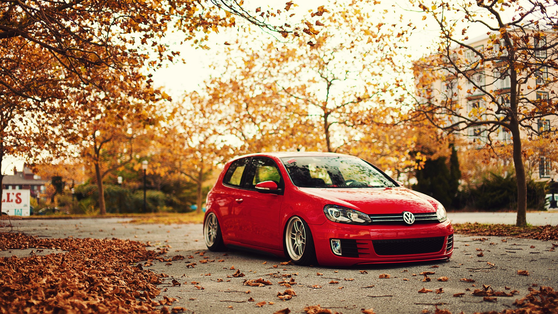 The Autumn Gti Stance Wallpaper iPhone