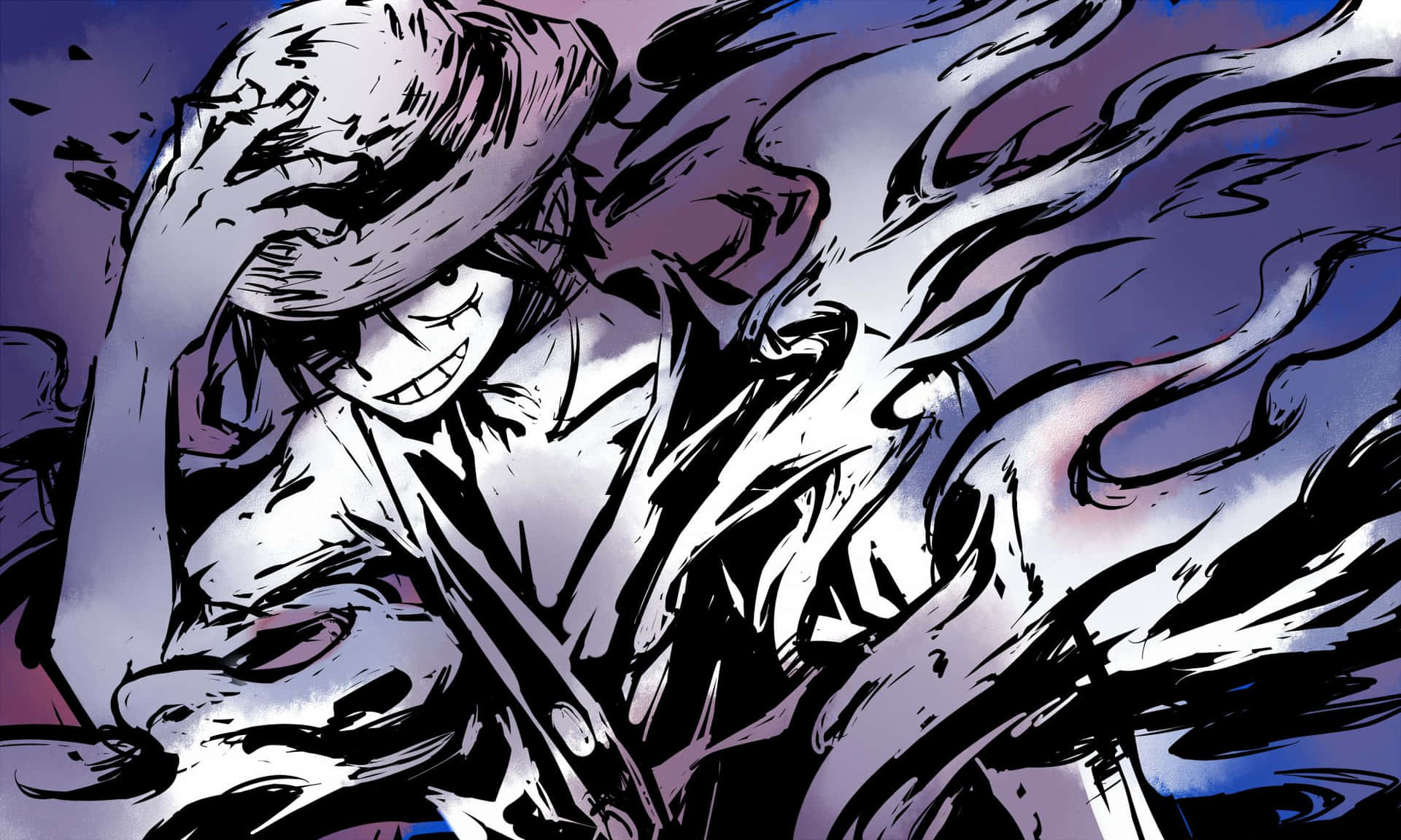 The Ultimate Captain Of Straw Hat Pirates Wallpaper