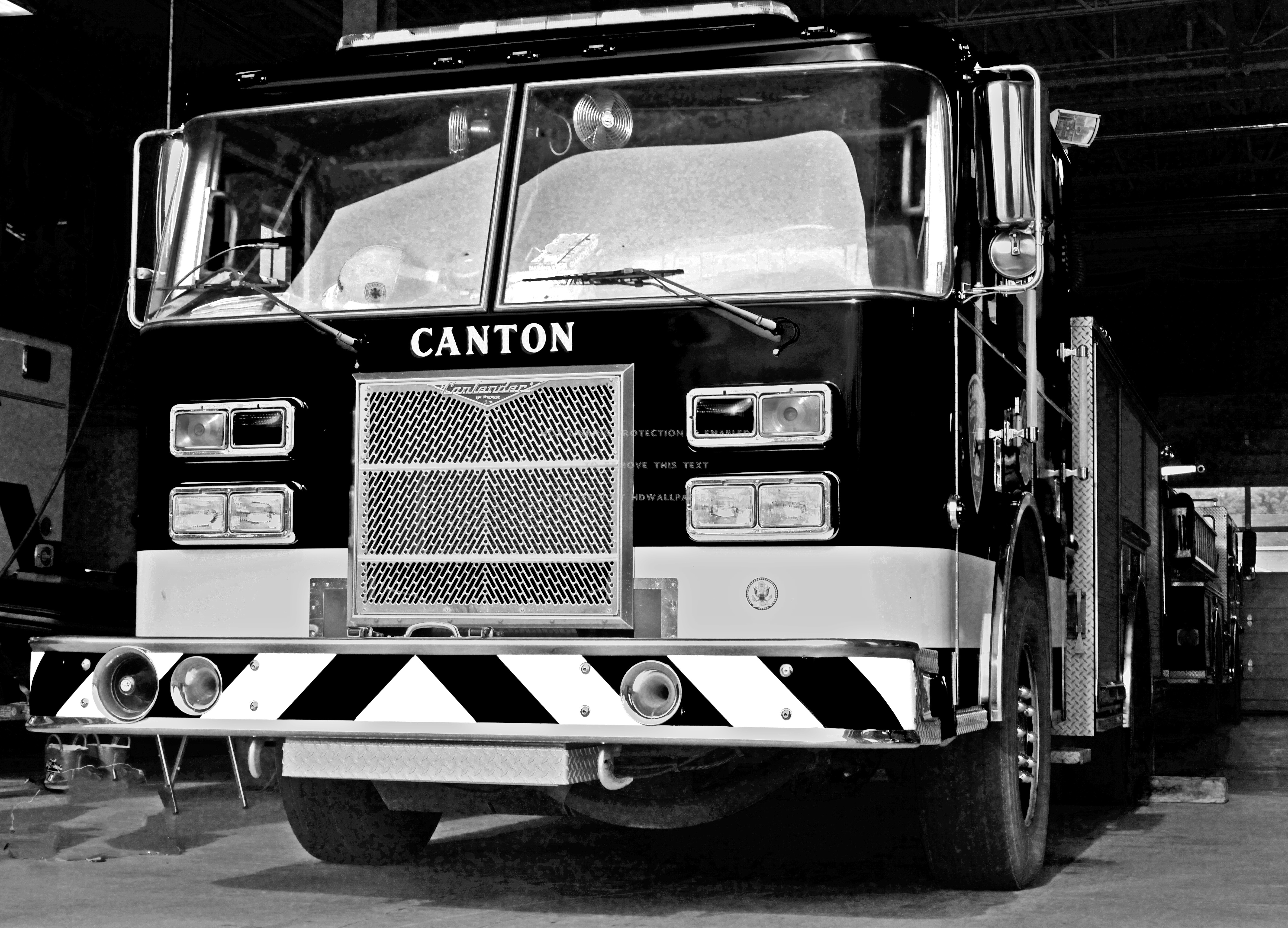 Free download monochrome fire truck engine canton ohio [5552x4000] for