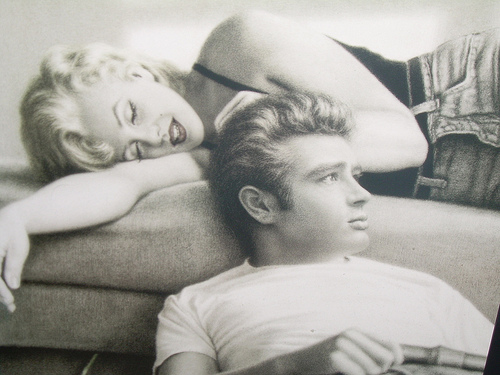 Marilyn Monroe And James Dean Wallpaper Photos