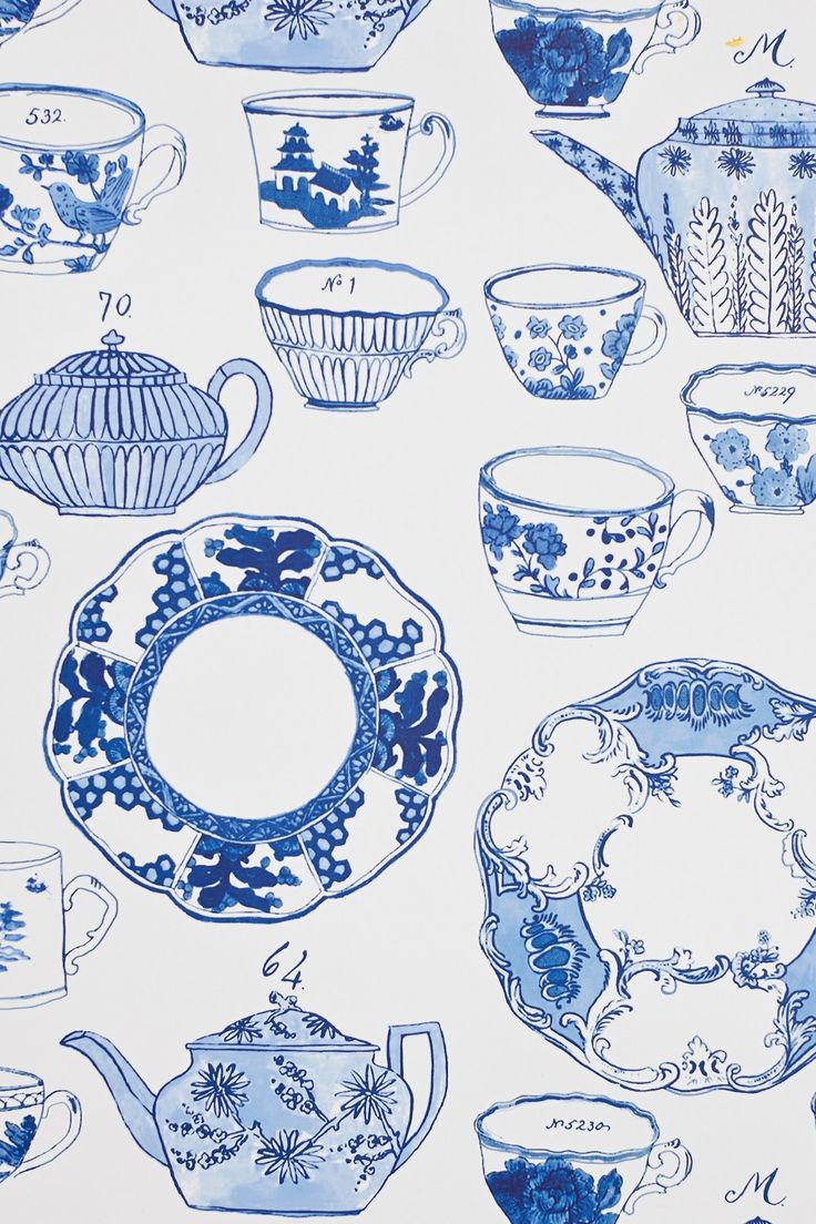 Delft Wallpaper Design Sponge