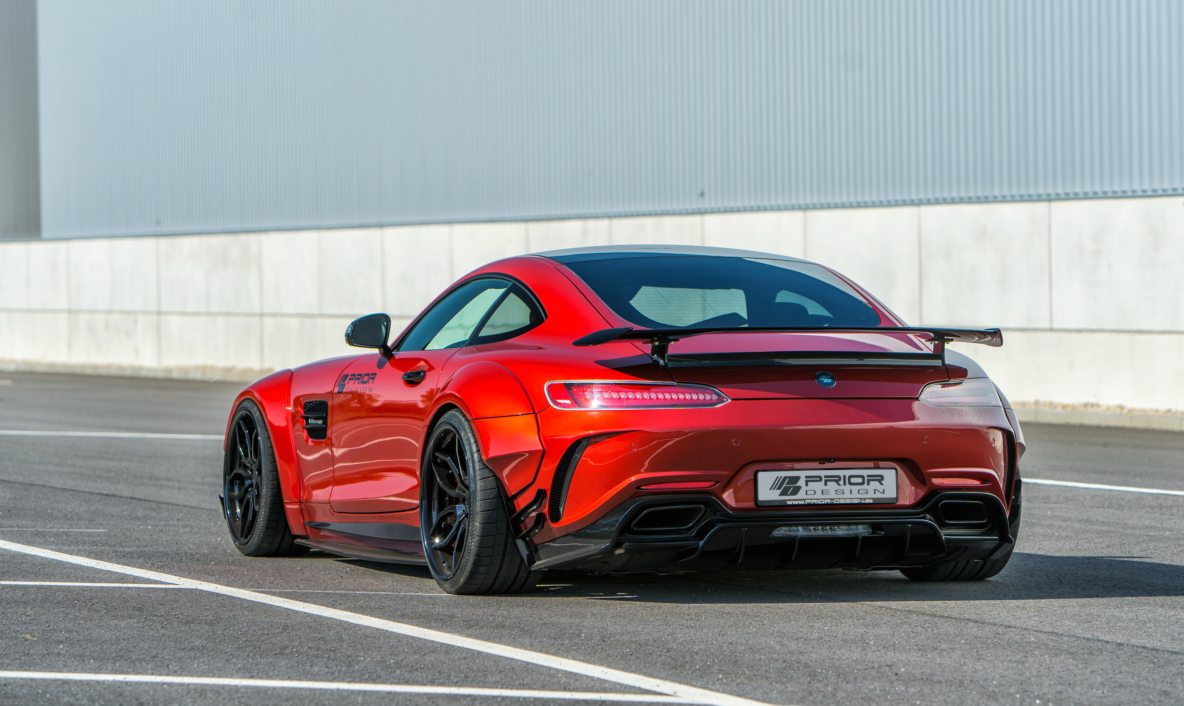 Prior Design Mercedes Amg Gt S Pd700gtr Rear Wallpaper HD Cars