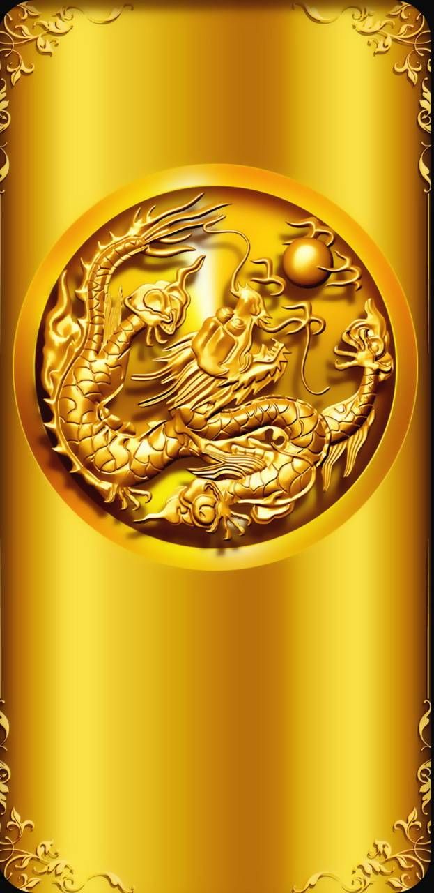 Dragon Gold Wallpaper By Quebrao55
