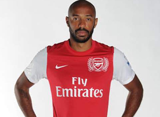 Thierry Henry Jersey Arsenal Manchester United Wallpaper For