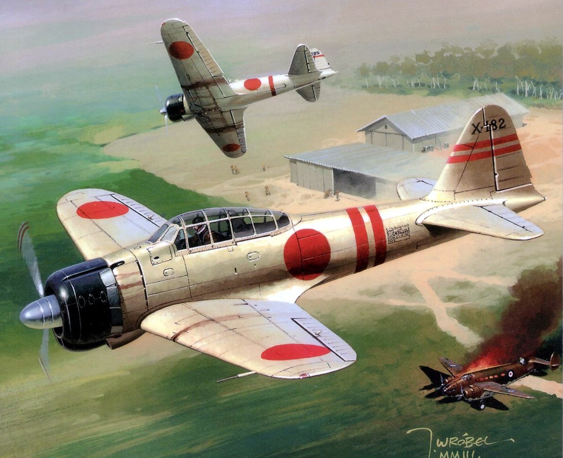 Airplane Military Aircraft Japanese Wallpaper HD