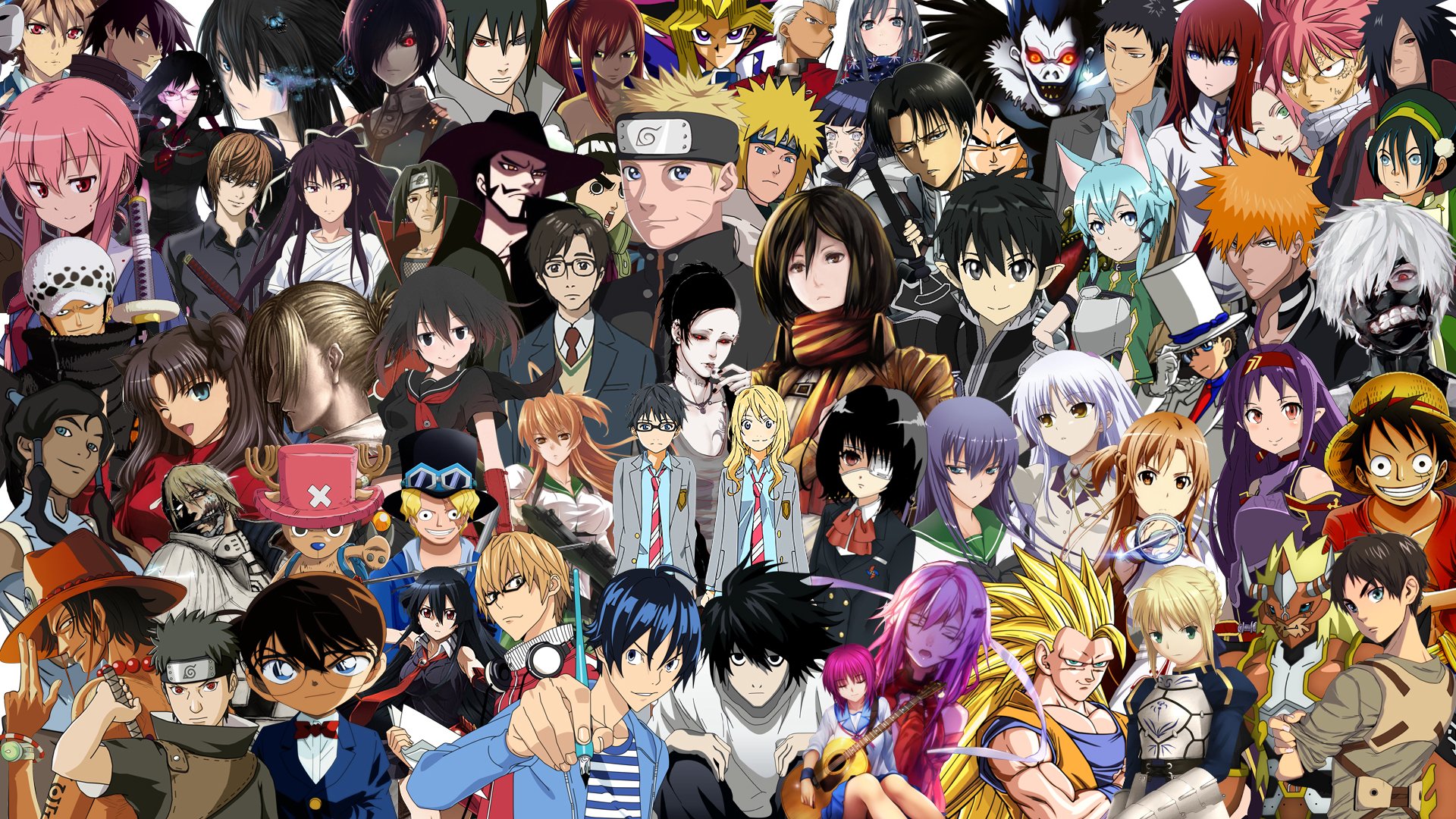 Anime Crossover HD Wallpaper