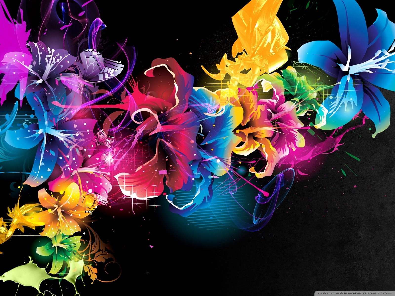 Colorful Flowers 4k HD Desktop Wallpaper For Ultra Tv