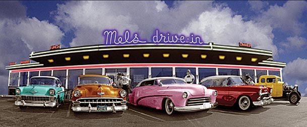 50s Diner Background Fifties Photo