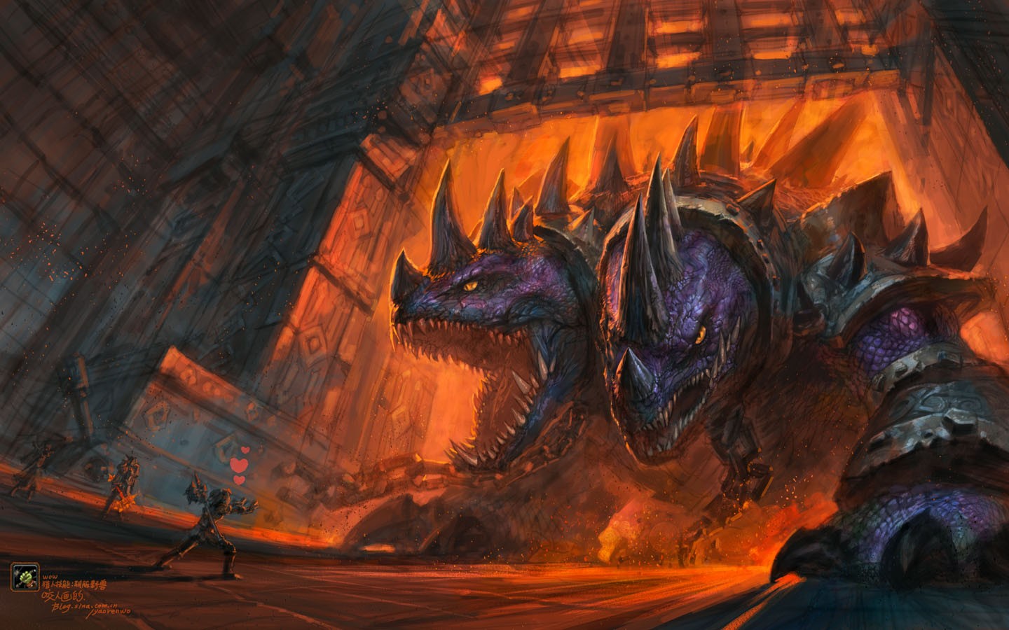 Chromaggus Fantasy Art Hunter World Of Warcraft Yaorenwo