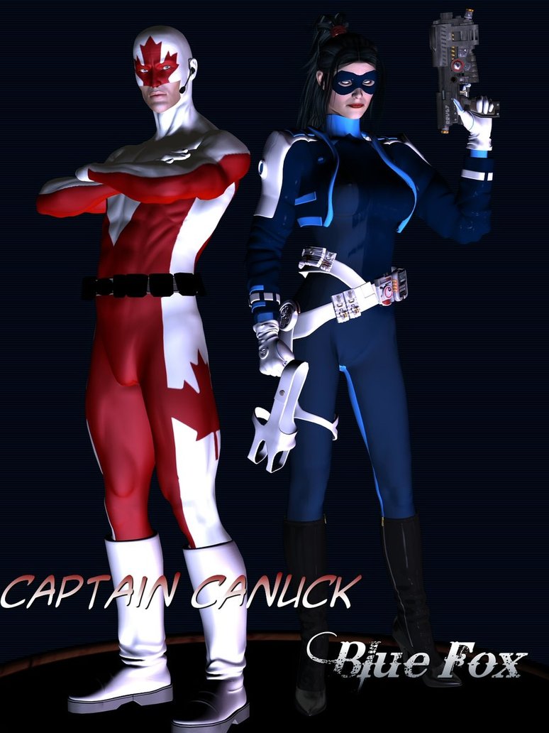 Capt Canuck And Blue Fox Redo By Prophetx