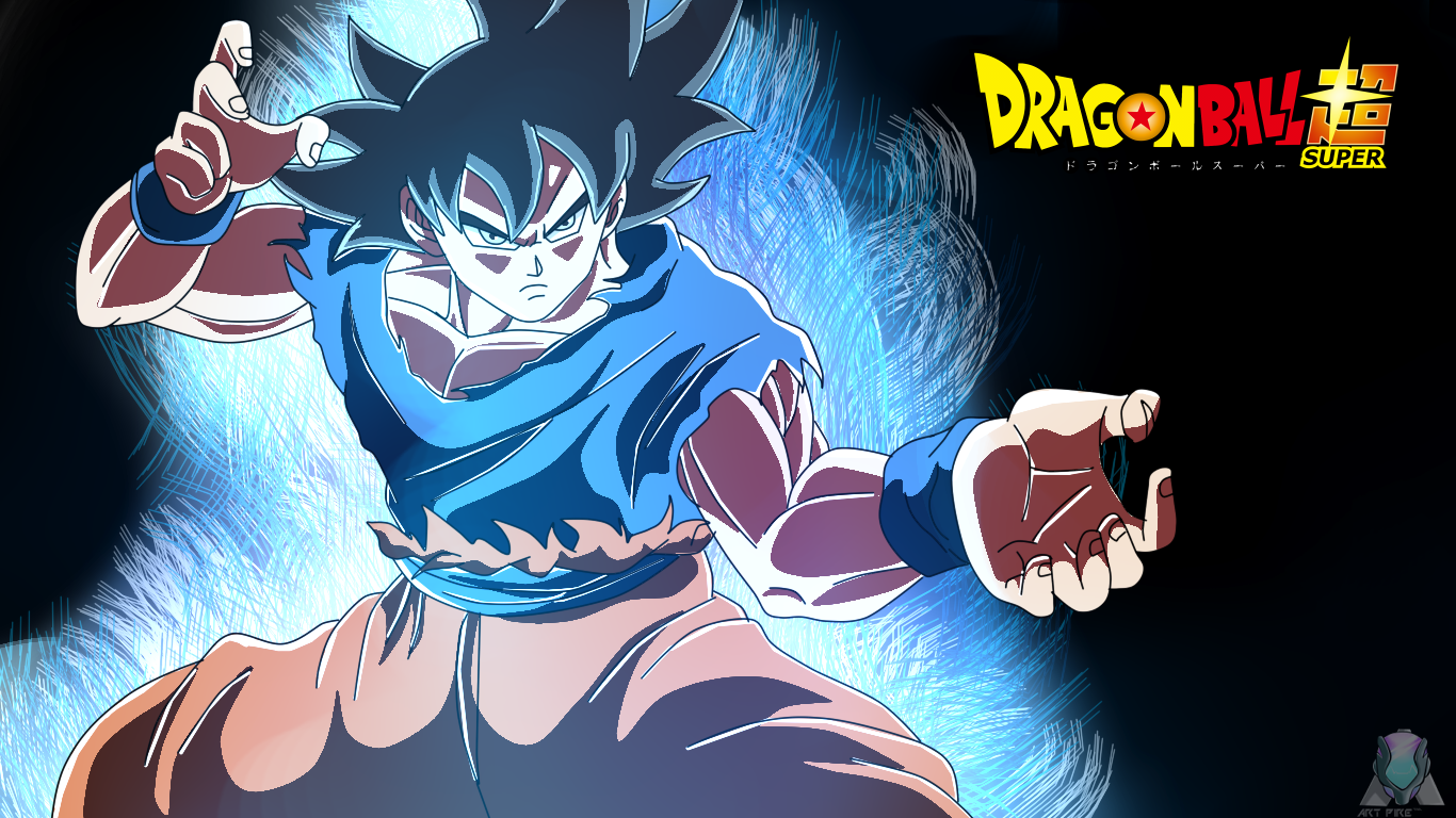 Goku Ultra instinct by ArtPire 1366x768