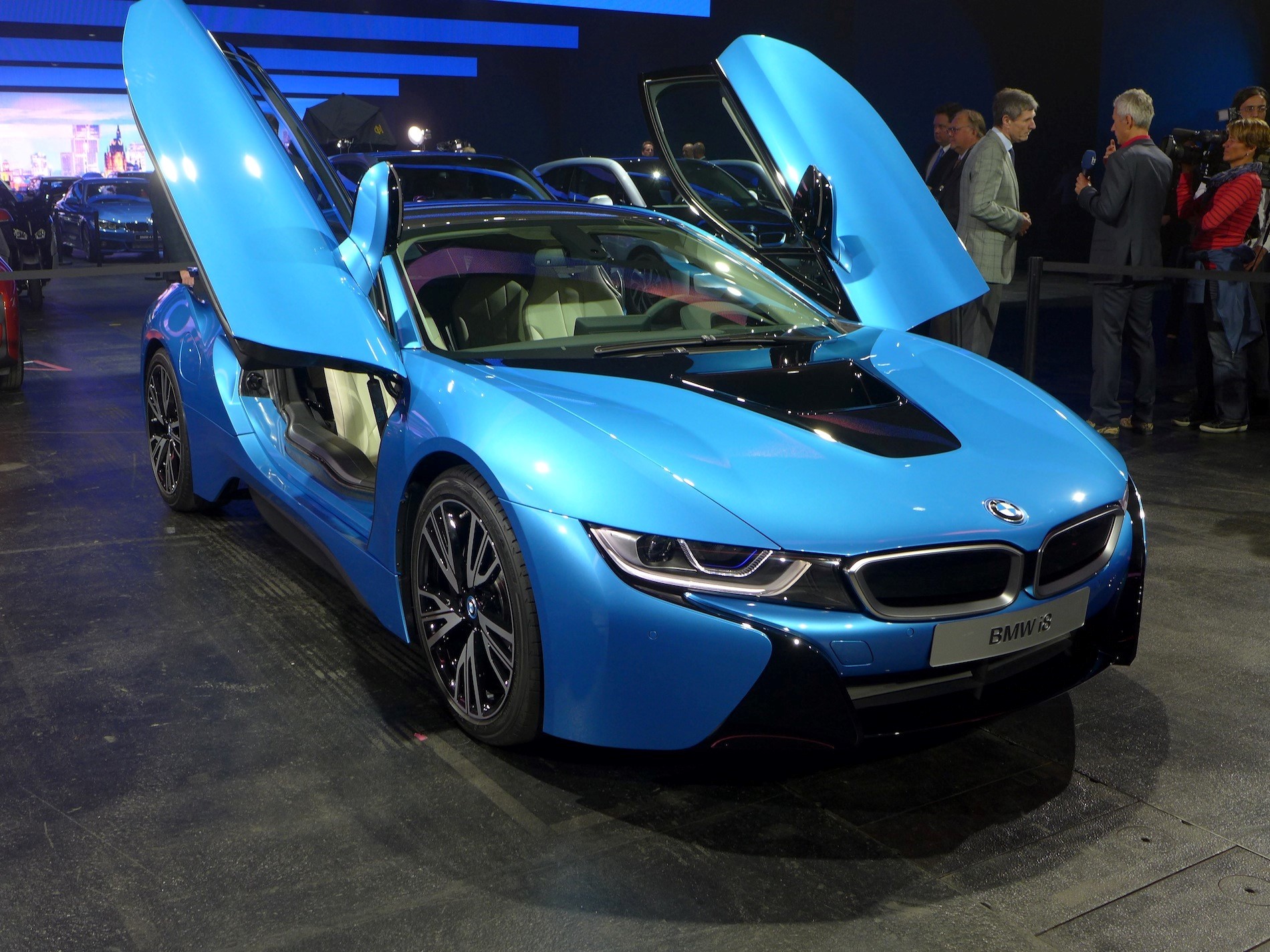 Bmw I8 Luxury Two Seater Car With Open Door Wallpaper HD