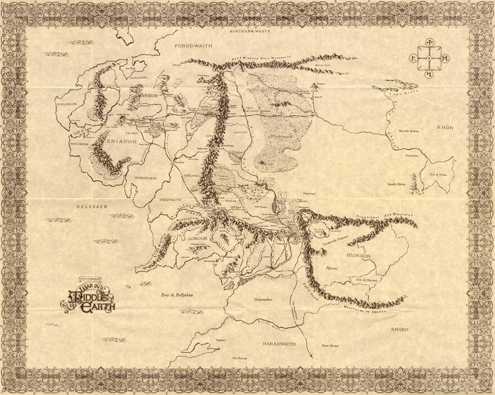The Lord Of The Rings Maps