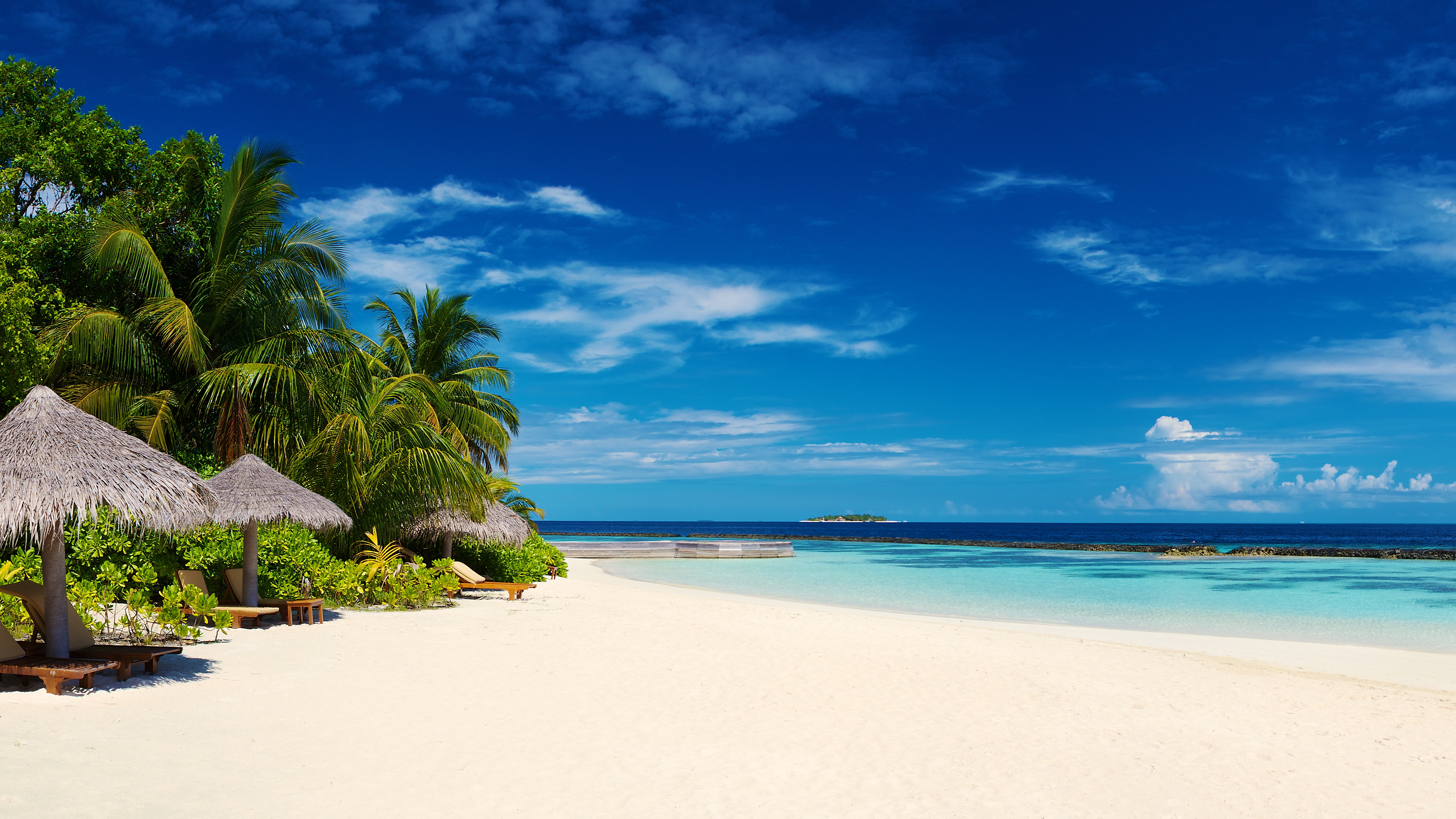 Tropical Beach Desktop Background Wallpaper