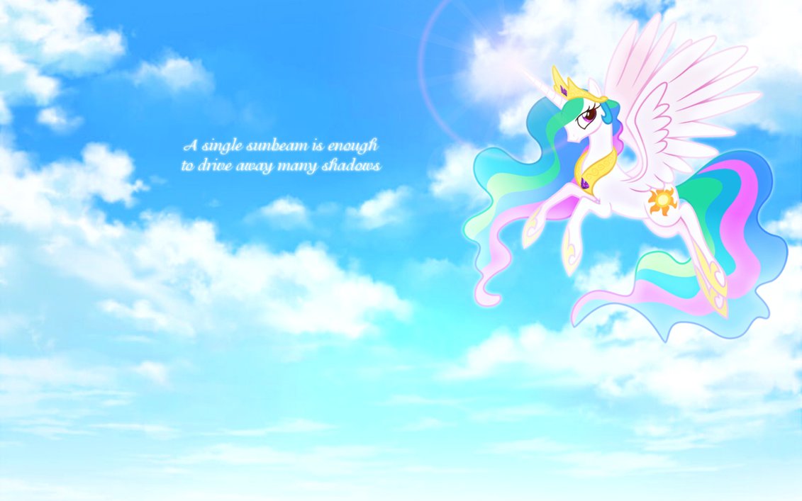 Wallpaper Princess Celestia By Rainbowicescream