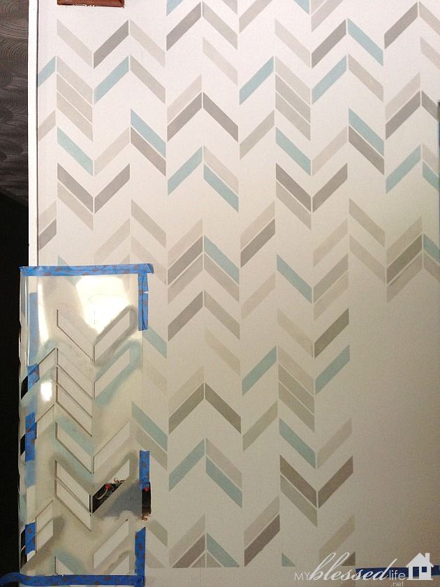 How To Stencil A Wall Wallpaper Look Like Hometalk
