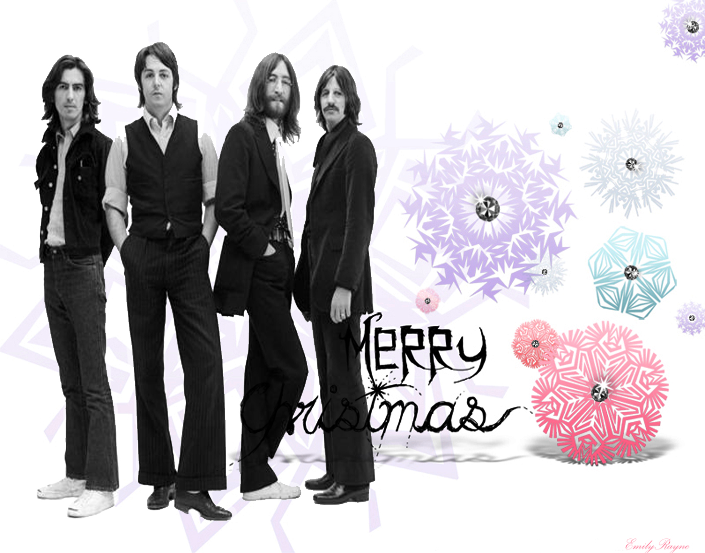 Sunflower Mallory New Wallpaper Merry Christmas Beatles