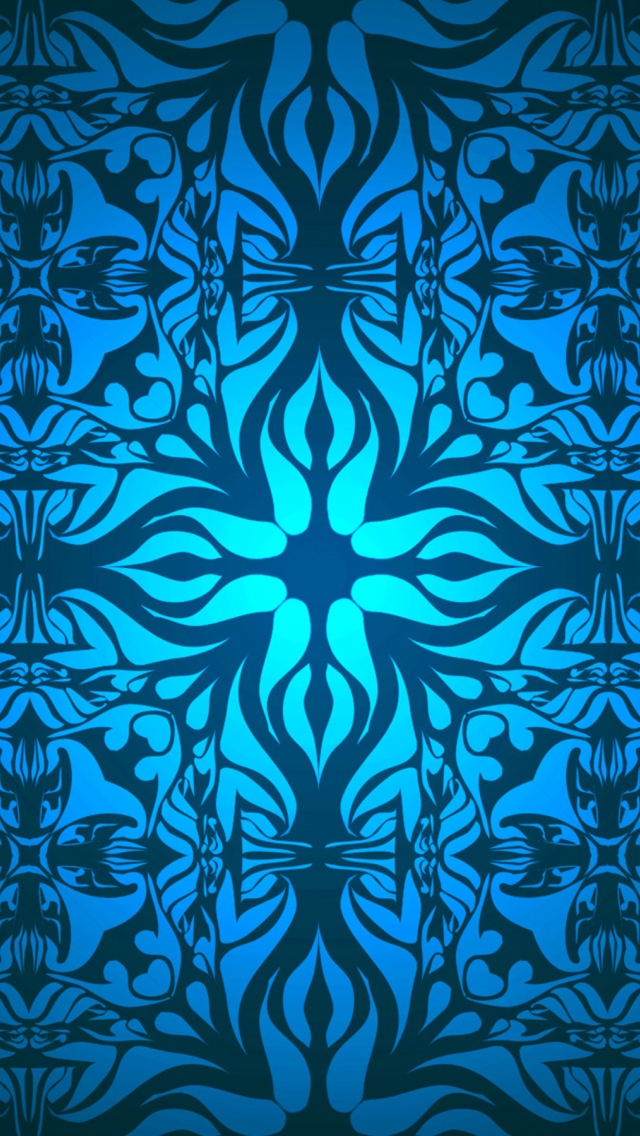 Category Patterns More Search Vintage Blue Pattern iPhone Wallpaper