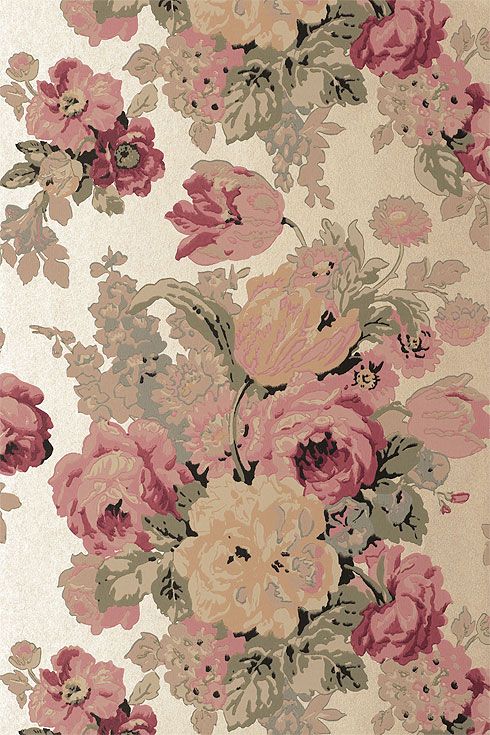 Wallpaper Vintage French Anna