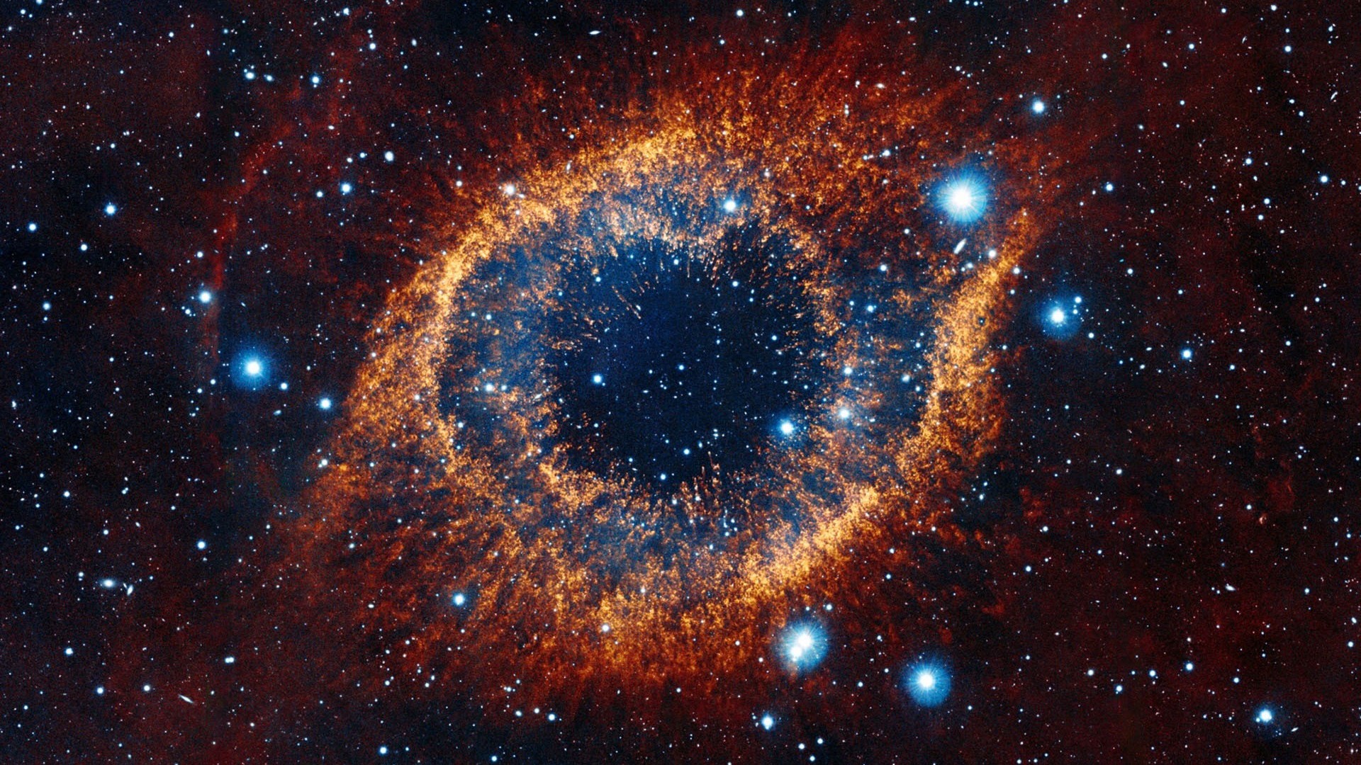 Beautiful Eye Galagy On Space Wallpaper Deskto High