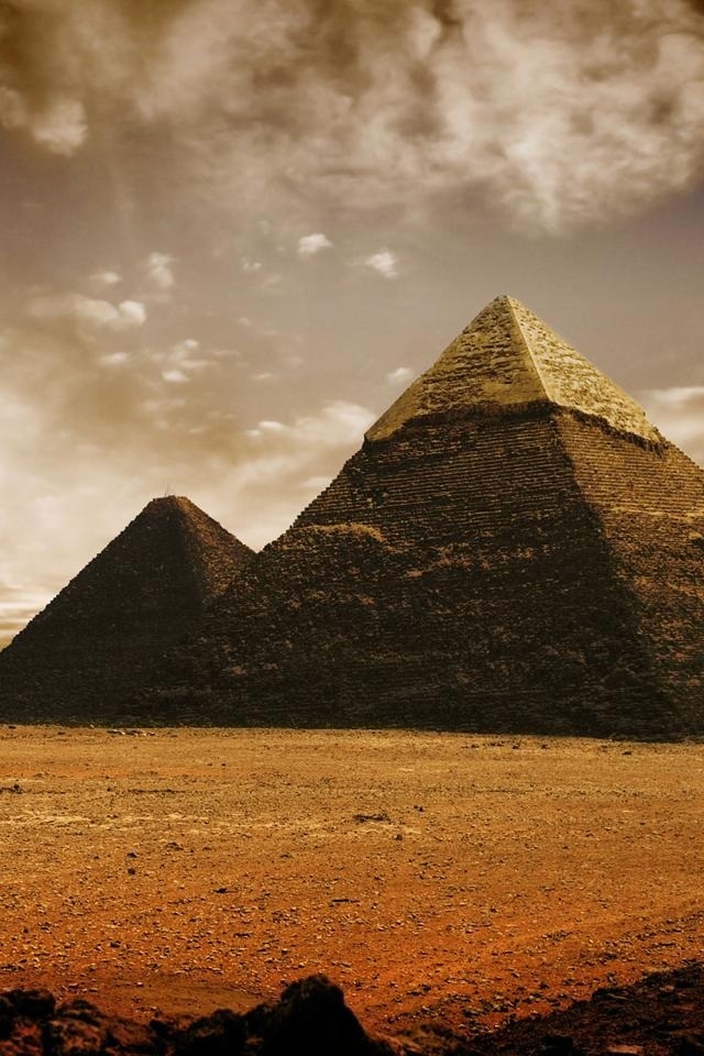 HD The Pyramids Of Egypt iPhone Wallpaper Background