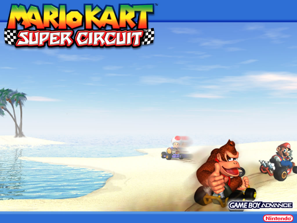 Tmk S Image Wallpaper Mario Kart Super Circuit Gba