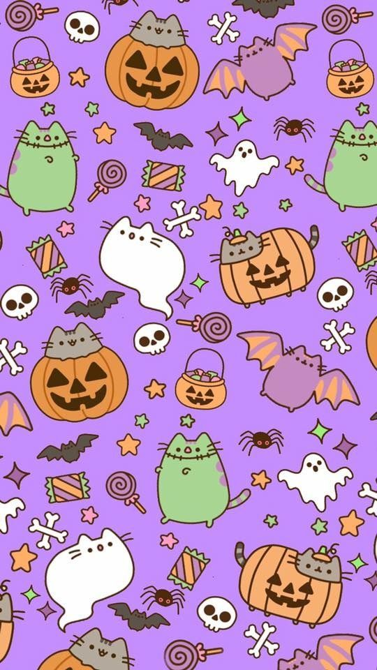 Pusheen Halloween Wallpapers  Top Free Pusheen Halloween Backgrounds   WallpaperAccess