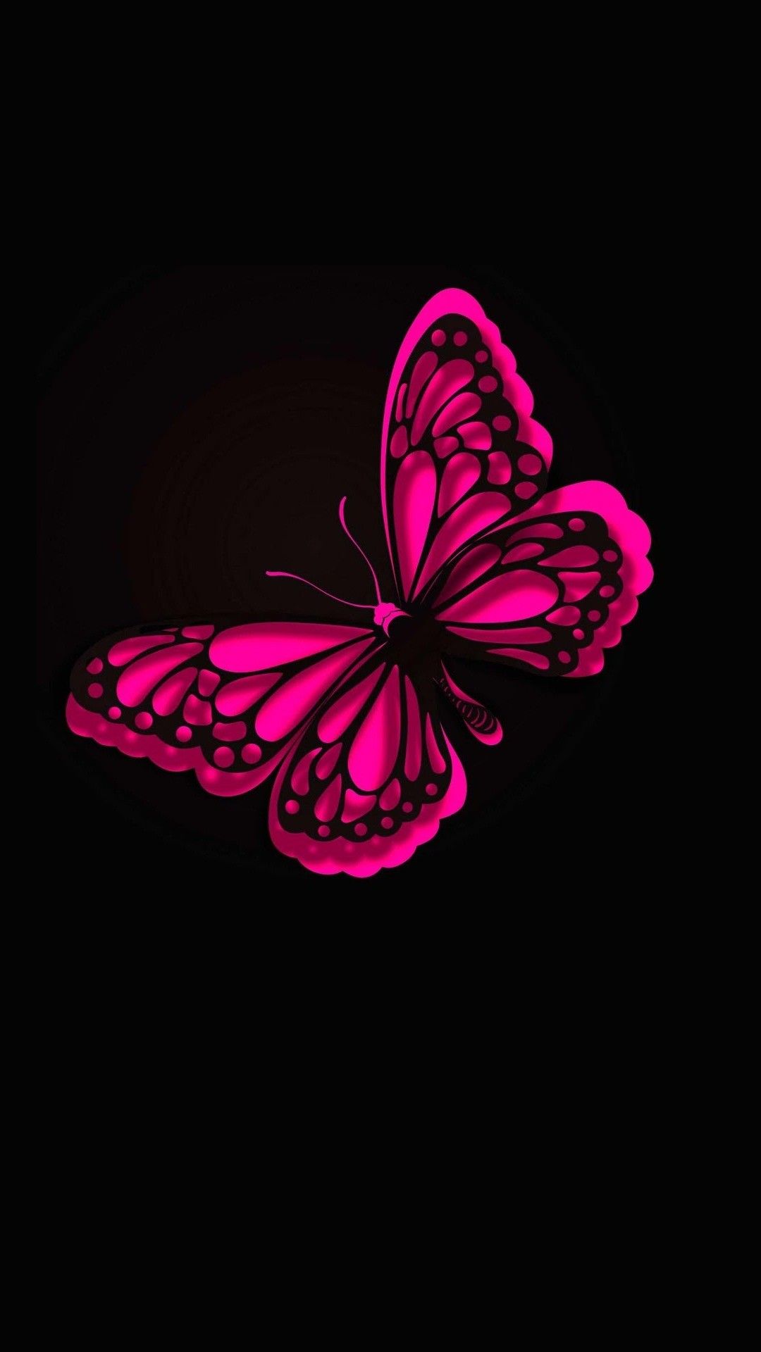 iPhone Wallpaper HD Pink Butterfly Best