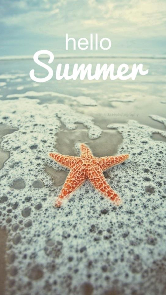 Hello Summer iPhone Wallpaper Ipod HD