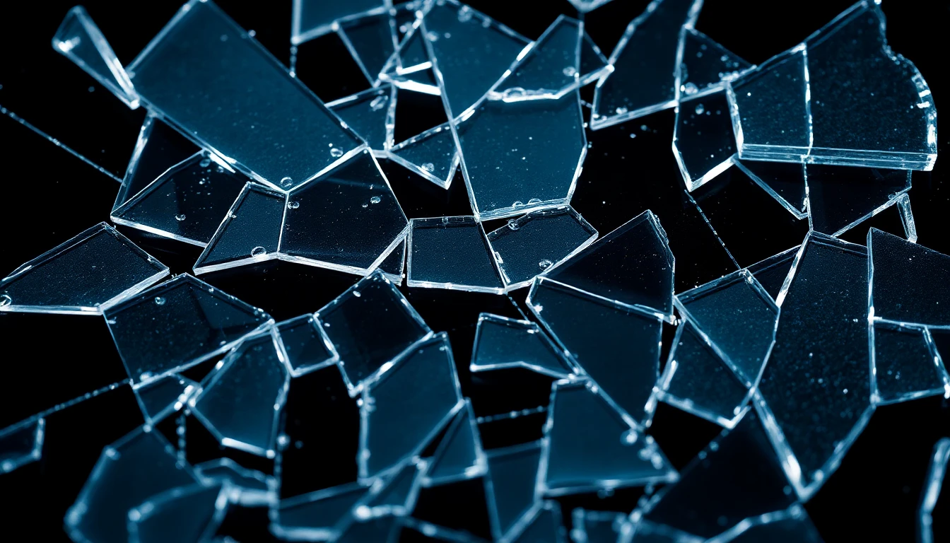 Broken Glass Hd Wallpaper