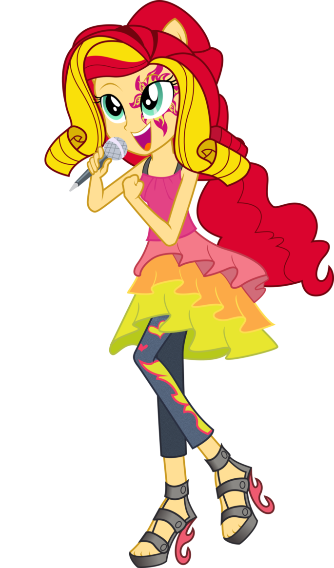 Rainbow Rocks Sunset Shimmer By Theshadowstone