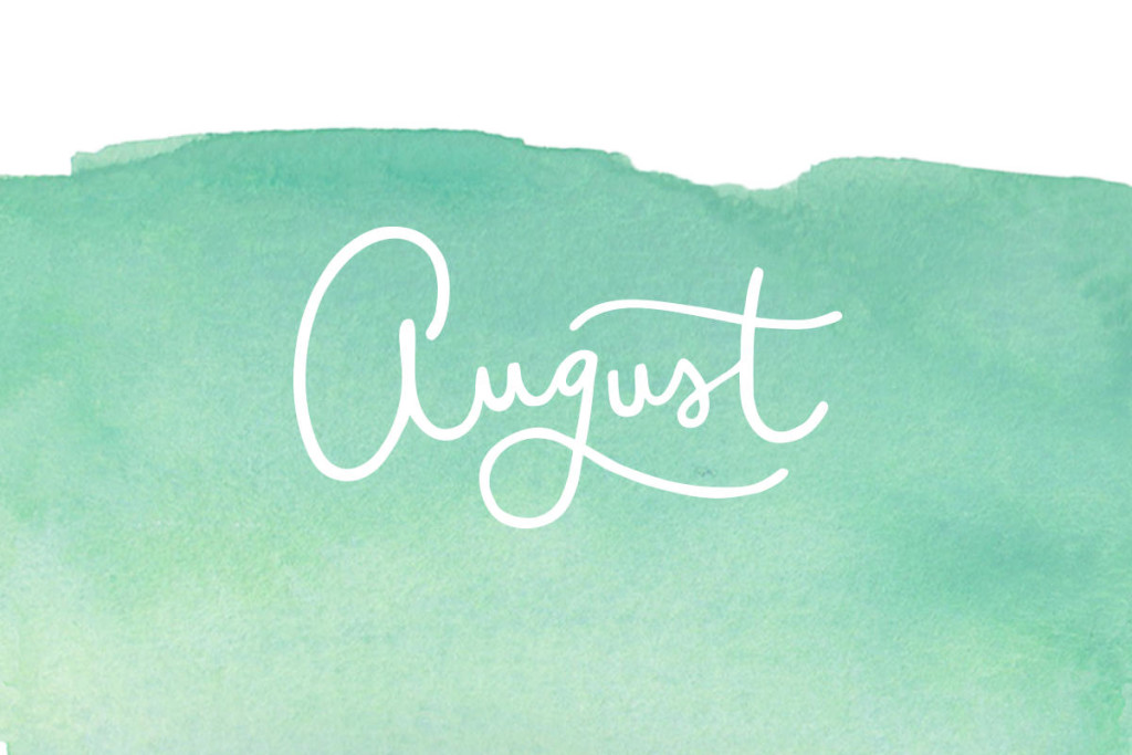 August Calendar Wallpaper On