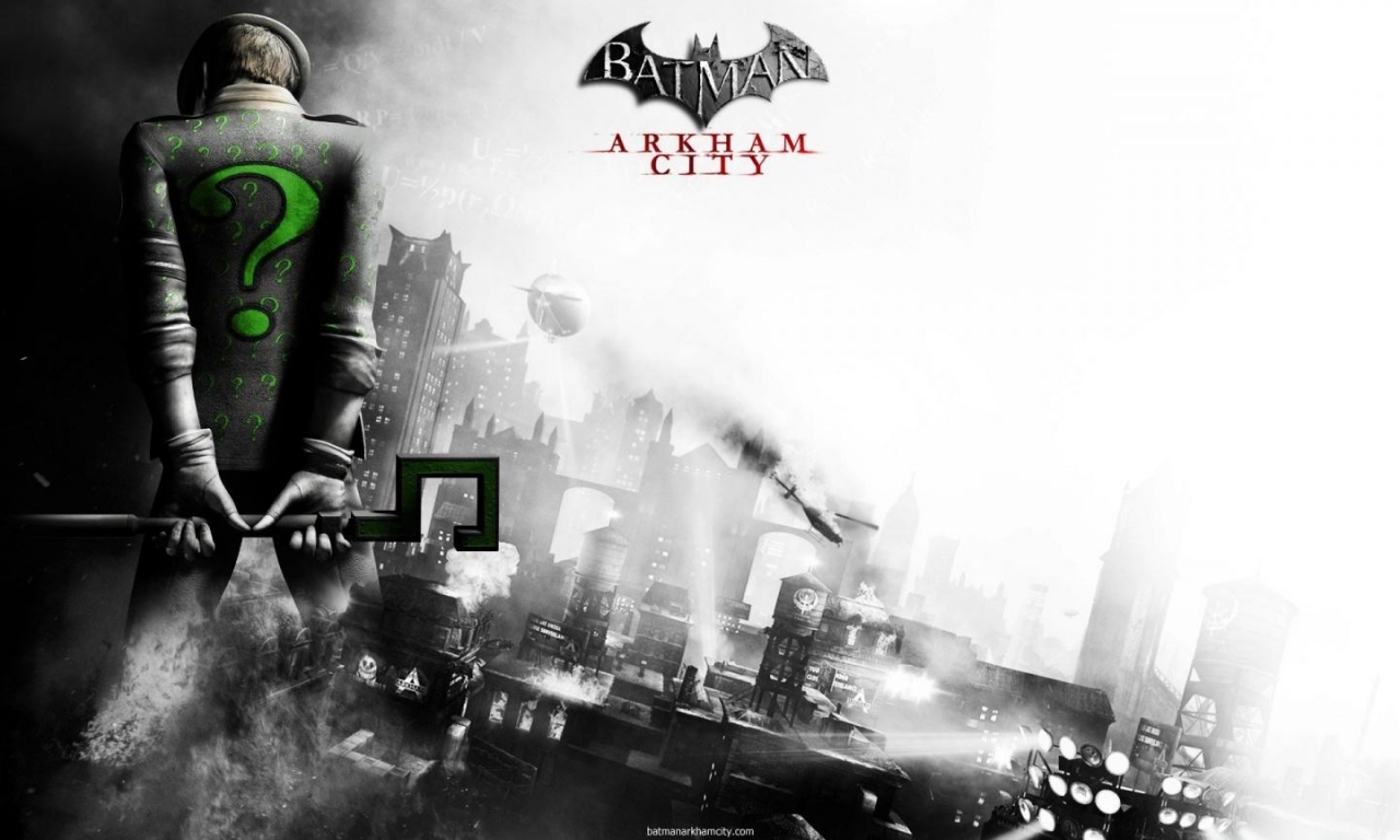 Batman Arkham City Riddler Wallpaper Fondo HD